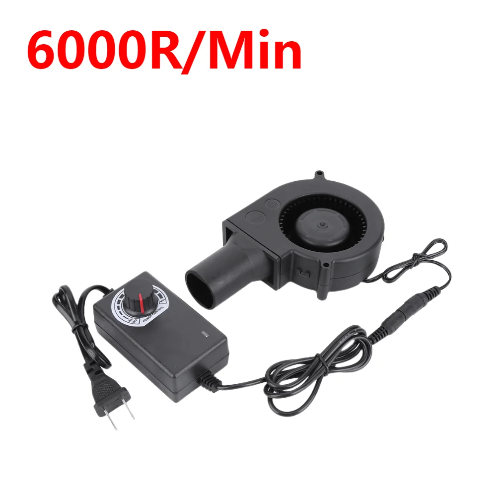 Mini souffleur d'air 7000R/Min pour barbecue, 100-240V, odorà chaleur,  refroidissement du charbon de bois, turbo - AliExpress