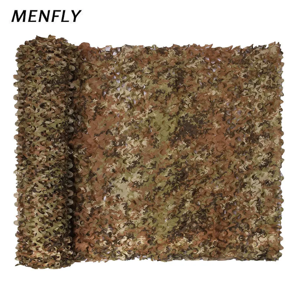 

Military Italian Camo Army Outdoor Camouflage Net Gardening Polyester Camouflaged Network for Hunting Garden Enclosure Netting