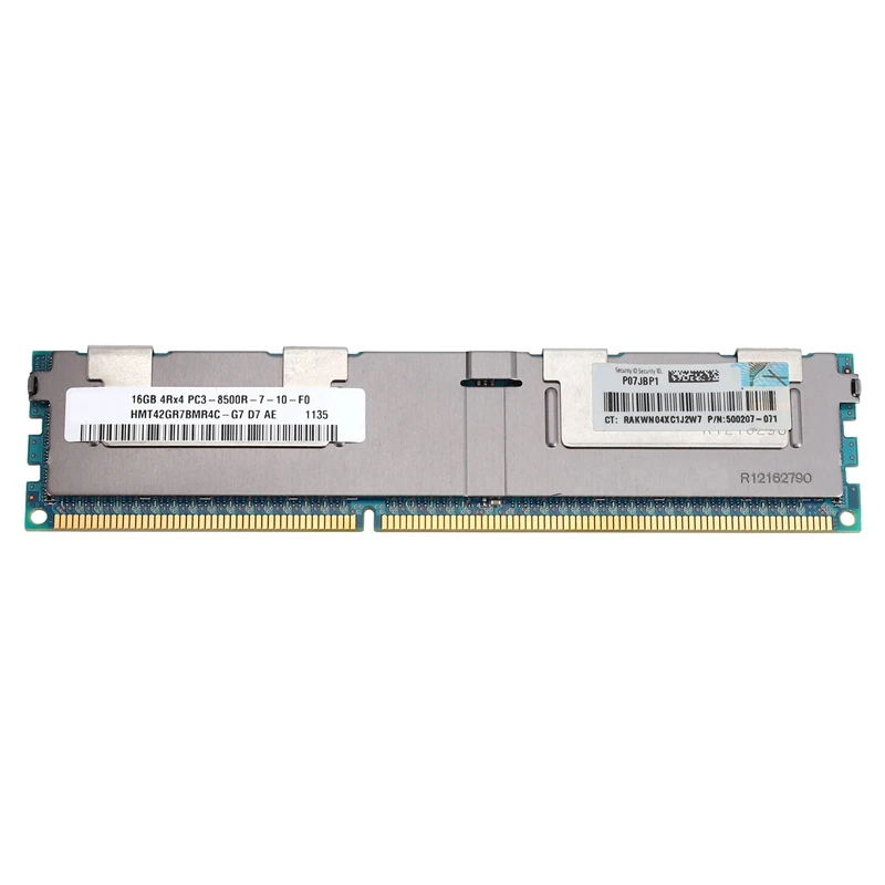 

RISE-4X 16GB PC3-8500R DDR3 1066Mhz CL7 240Pin память ECC REG RAM 1,5 V 4RX4 RDIMM RAM для серверной рабочей станции