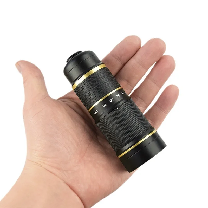 New 18x Metal High Magnification Entertainment Field Telephoto High Definition Adjustable Zoom Lens Travel Camping 4