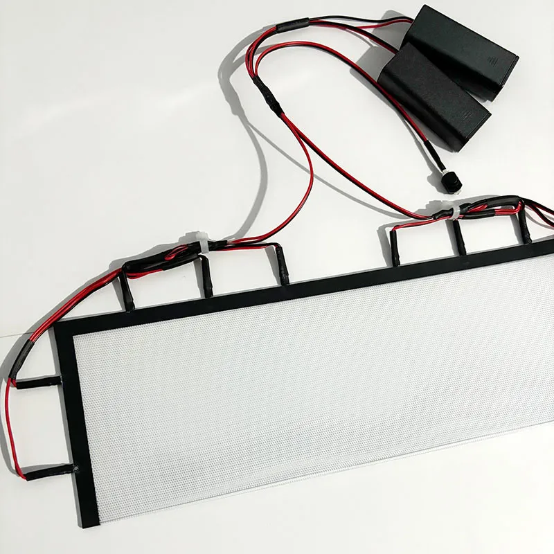 Breathing Pattern Batman LED Helmet Lights - Flexible DIY Kit For Cosplay & Mask Mods, Red Light - View #5