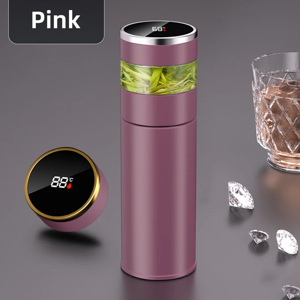 316 Stainless Steel Smart Thermos with Temperature...