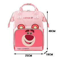 Disney Cartoon Alien Diaper Bag Backpack Multifunction Travel Back Pack Maternity Baby Changing Bags Large Capacity Waterproof 2