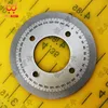 Diameter:60mm inner hole:25mm thickness:2mm 360 degree Ultra small dial scale Stainless steel disc 4