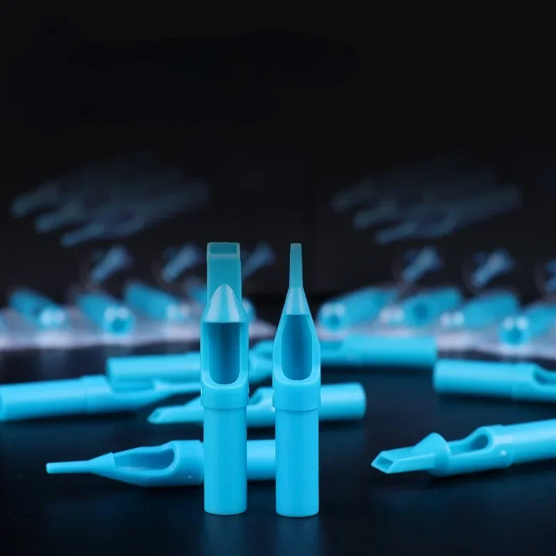 40pcs/set Tattoo Needles Tips Mixed Tattoo Needle Plastic Tips For Gun Needle Ink Cup Grip Kits RL/M1/RM/FT tattoo microblading needles disposable tattoo tips