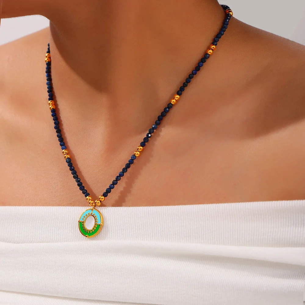 Elegant Colorful Pearl & Beaded Necklace Set - Luxury Jewelry