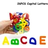 Magnetic Letters Numbers Alphabet, ABC 123 Fridge Magnets, Kids Educational Preschool Learning Spelling Counting Toys Child Gift 6