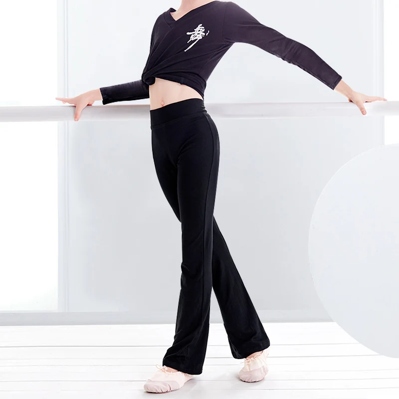 Black Pants Girl Gymnastic, Trousers Children Ballet