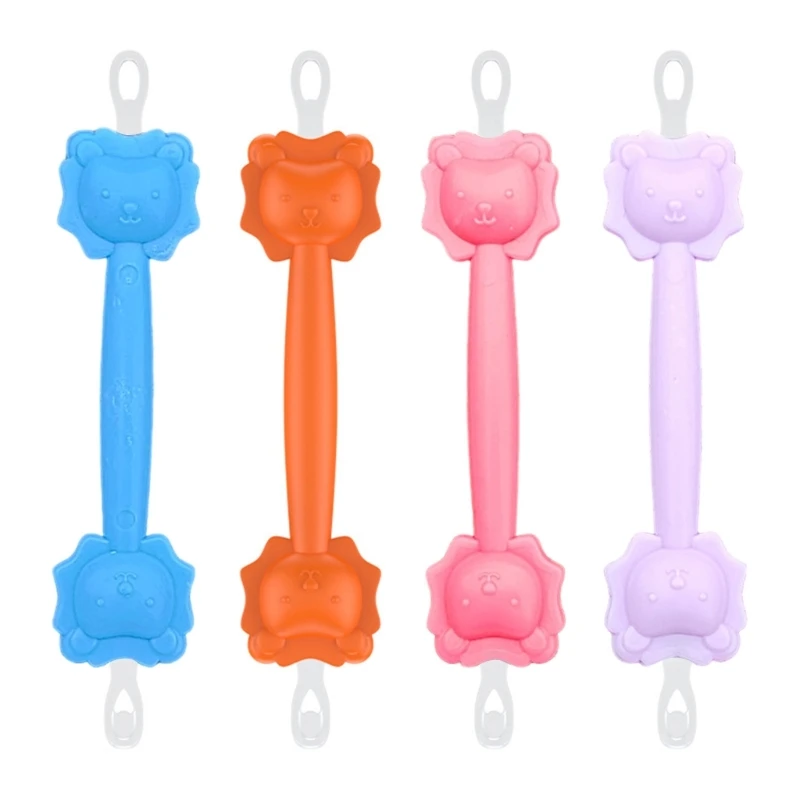 2 in 1 Designed Baby Nose Ear Cleaning Stick, Soft Tip Safety Cleansing Tool for Infants Easy to Clean Booger Remover 2