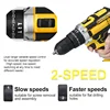 Wiredless Impact Drill Screwdriver Rechargeable Battery Cordless Hammer Drill 25+3Torque Setting Electric Screwdriver Power Tool 5