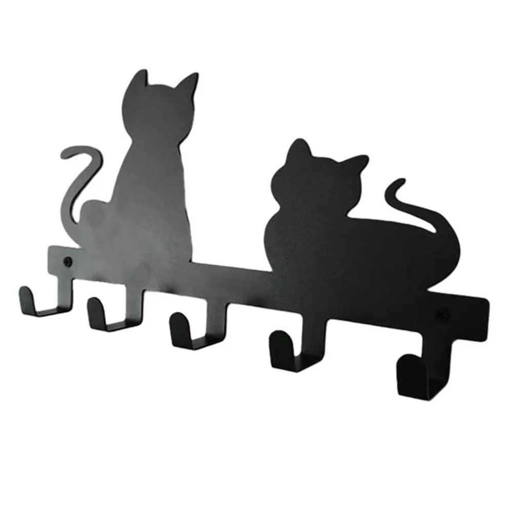 

Cat Towel Hook 5 Integrating Iron Clothes Wall Hanging Animal Coat Hat Hanger Hooks Heavy Duty