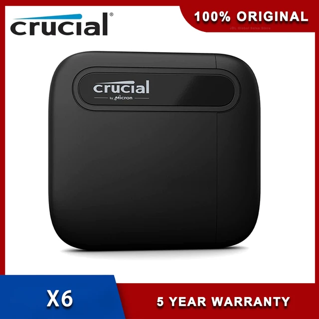 Crucial X6 500G 1TB 2TB 4TB Portable SSD USB 3.2 External Solid State Drive  USB-C Up to 800MB/s For PC MAC - AliExpress