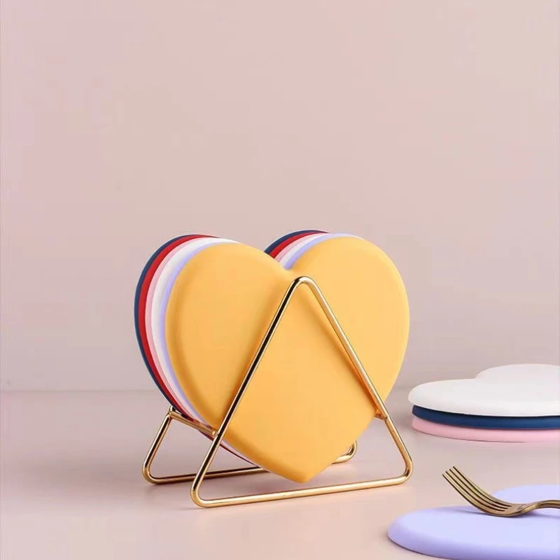 Gold Triangle Heat Resistant Storage Rack Dishwasher Safe Bamboo Mat Organizer Base Layer Shelf Space Saving Kitchen Tool 5