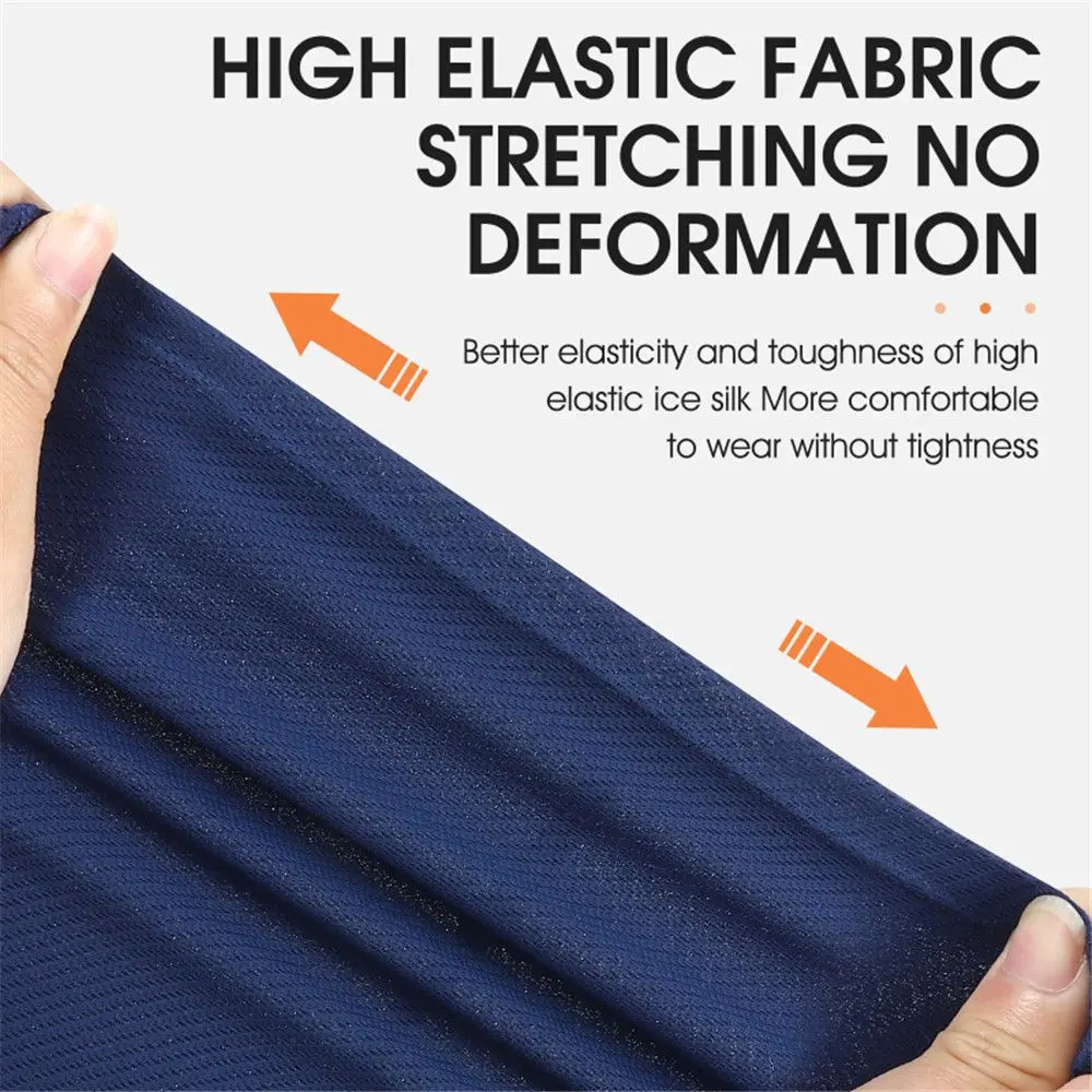 Travel Full Face Bicycle With Glasses Hole Ice Silk Headgear Breathable Balaclava Cycling Mask Bike Summer Headwear