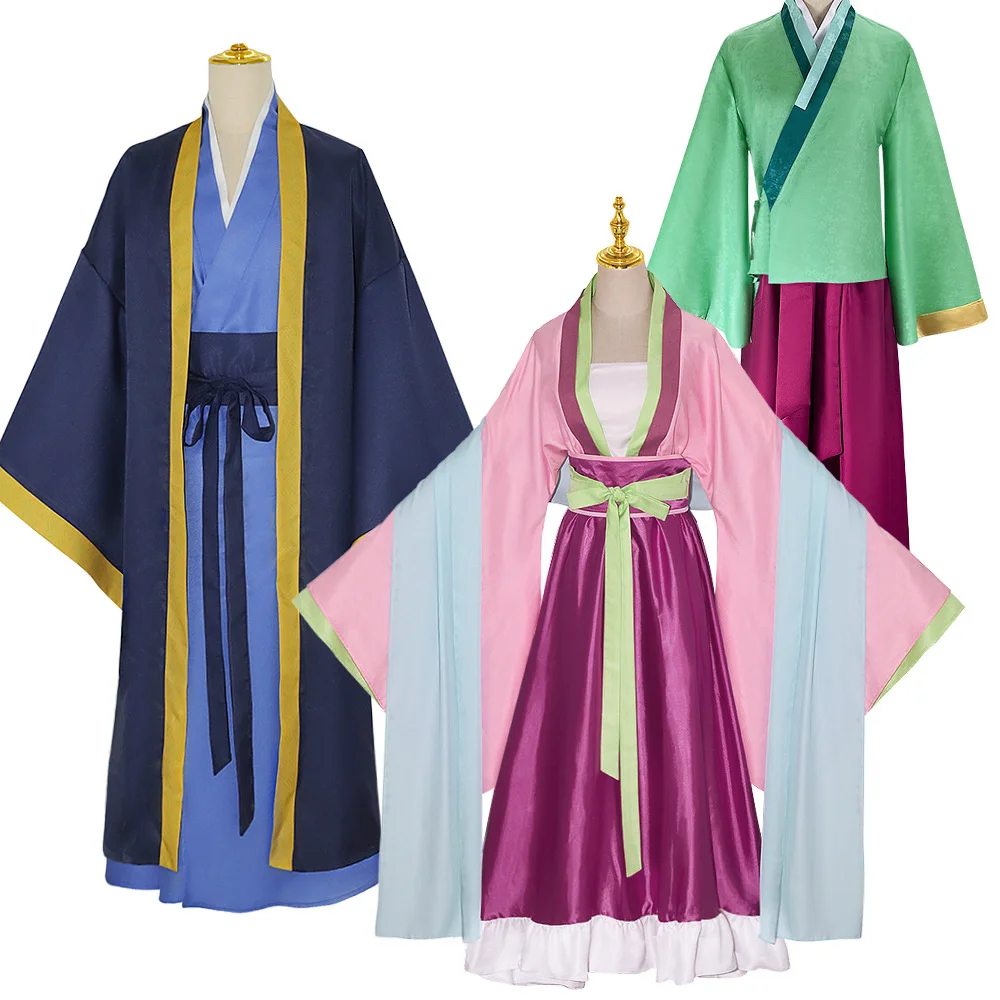 

Maomao Cosplay Costume Wig Anime The Apothecary Diaries Dress Skirt Green Top Hairpin Kusuriya No Hitorigoto Clothes