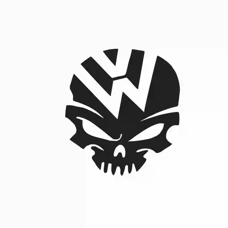 Adesivi Per Auto Ghost Rider Skull Crazy Car Stickers Emblema Tappo Serbatoio Carburante Decalcomanie In Pvc Per Volkswagen Beetle Tiguan Golf 4 5 6 P