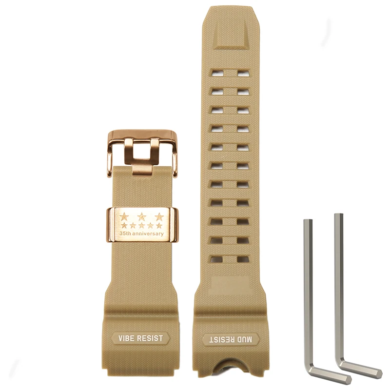 Rugged Black Waterproof Replacement Strap with Stainless Steel Loop
