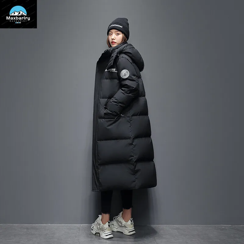 Piumini da uomo invernali caldi addensati 2022 nuovo Parka caldo uomo donna Casual piumino d'anatra bianco cappotto invernale da neve