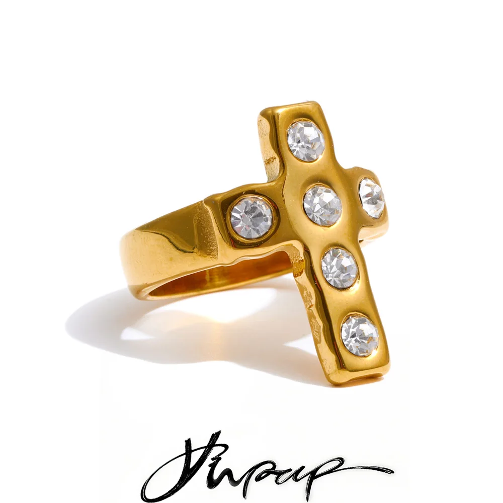 Yhpup Women Size 7 Cubic Zirconia Casting Ring