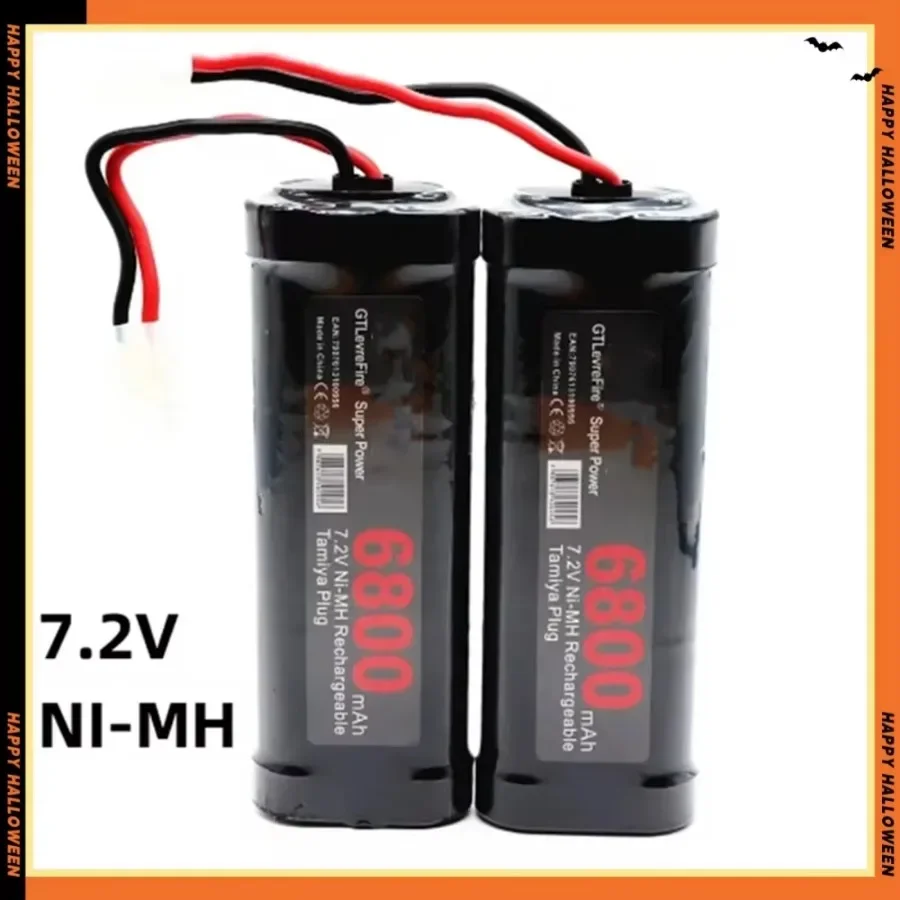 7.2V battery 6800mAh NiMH battery pack RCcar truck Bugibot tank ni mhBattery with Tamiya Connectors power supply