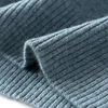 Spring Autumn New Cashmere Sweater Men's First Line Round Neck Knitted Pullover 100% Merino Wool Thin Bottom Shirt Basic Style 6