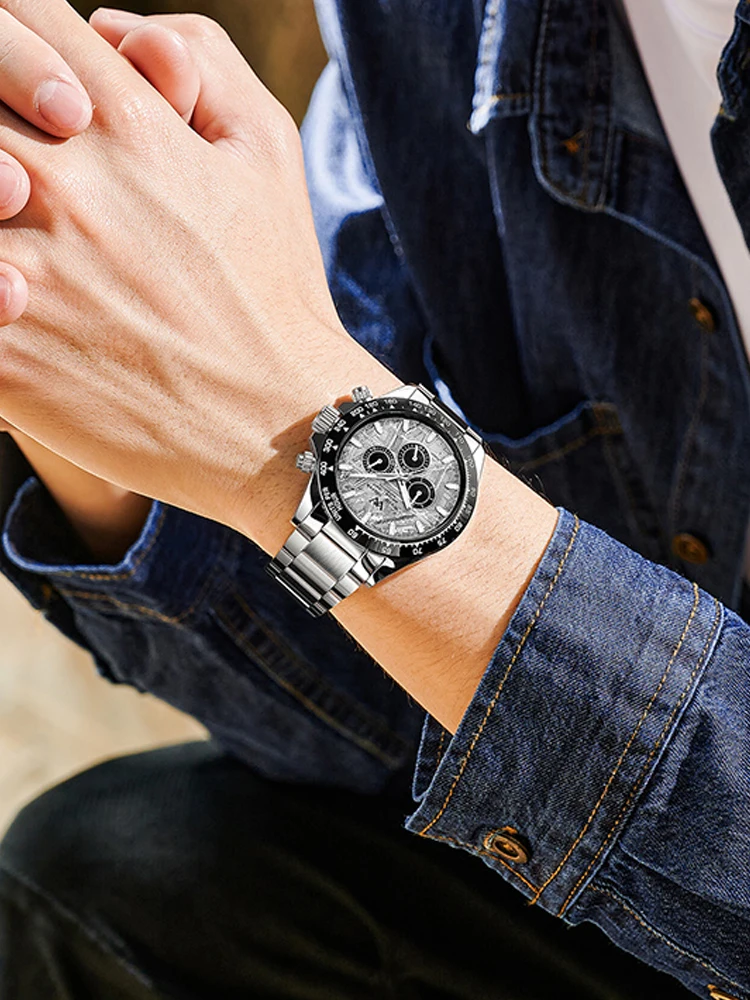 Welly Merck Men's Luxury Watch Diver's Watch Waterproof Luminous Sapphire Glass Reloj Hombre Automatic Mechanical Watches