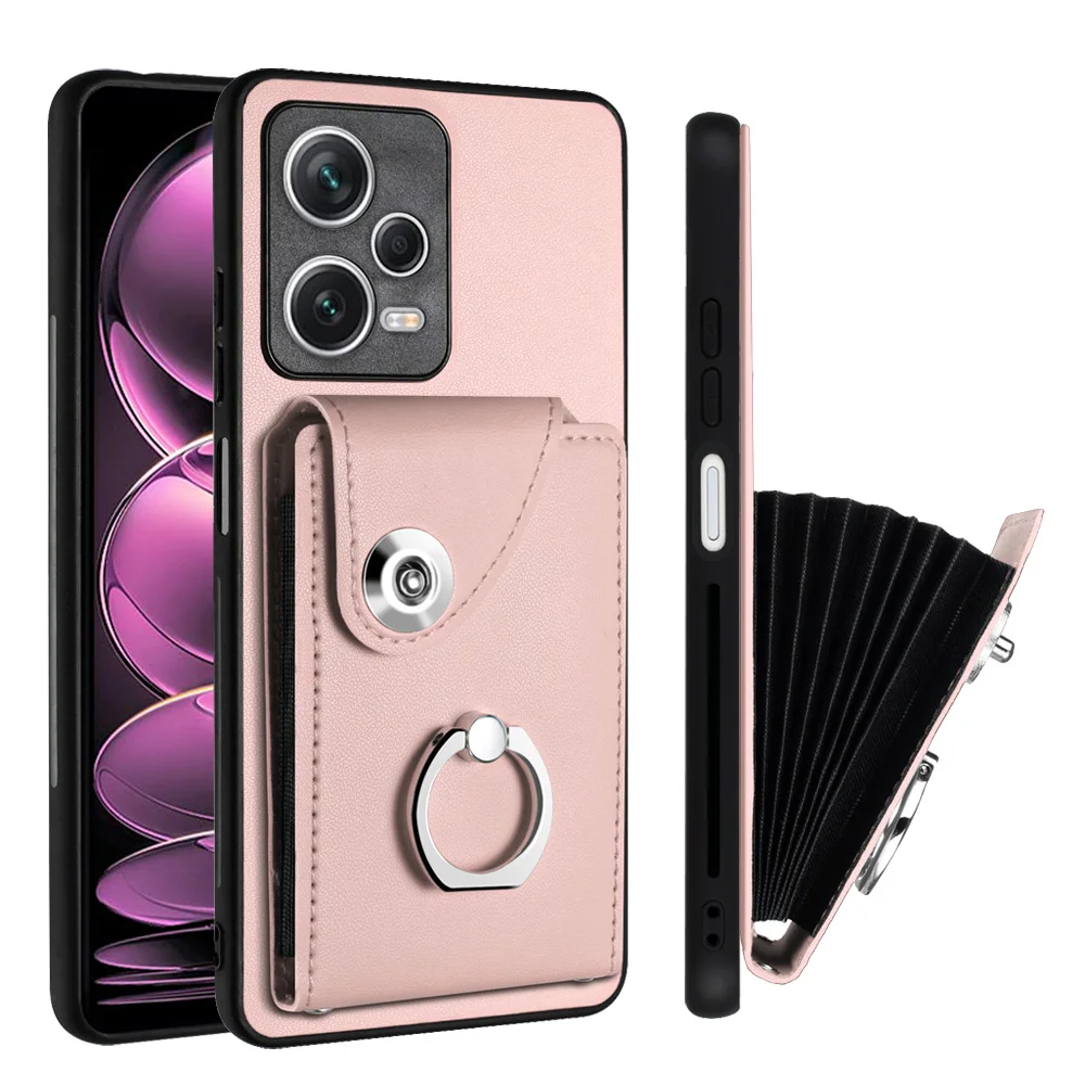 

Чехол-бумажник с несколькими отделениями для карт для телефона Mi Xiaomi POCO X6 C65 Redmi Note 13 Pro Plus A3 13C 4G 5G 13R