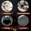 2 in 1 Hamster Nest Halloween Bat-Shaped Cozy Bed for Hamster Guinea Pigs Rabbits & Small Pets Soft Plush Polyester Hideout Bed 3