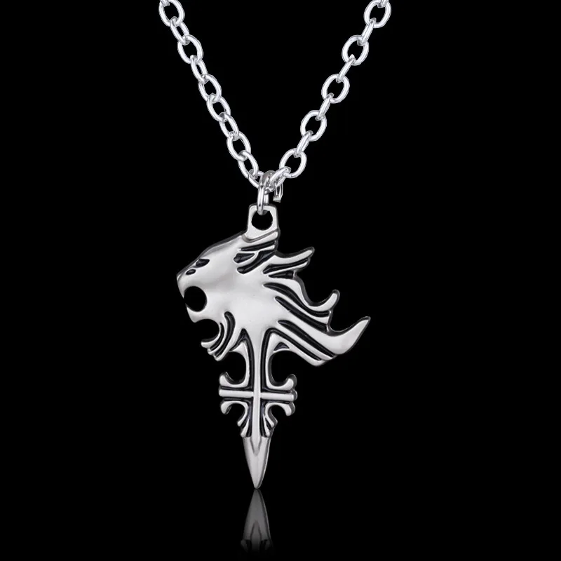Final Fantasy VIII Chain Necklace Sleeping Lion Heart Griever
