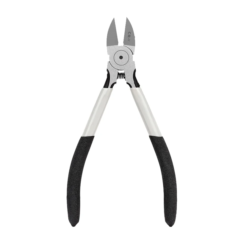 YLONDAO 5 6 Inch Mini Wire Stripper Cr-V Plastic Pliers Diagonal Pliers Electronic Wire Stripping Tool Side Cutter Cable Nipper DIY Repair