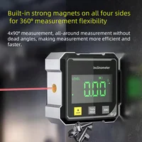 Inclinomètre laser magnétique, mesure d'angle numérique, niveau électronique numérique, rapporteur, spécialement conçu pour le travail du bois 3