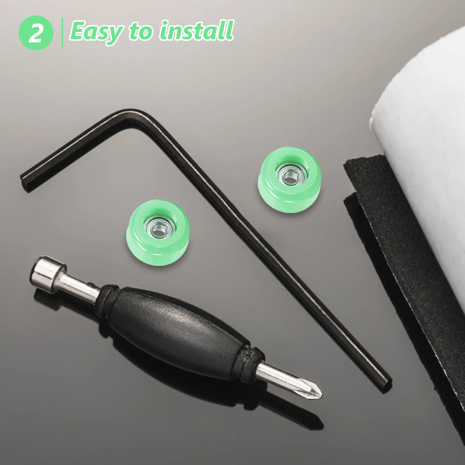 4pcs 핑거 스케이트 롤러 프리미엄 플라스틱 스테인레스 스틸 내구성 컴팩트 데스크탑 스포츠 게임 어린이 성인을위한 스트레스 릴리프 선물
