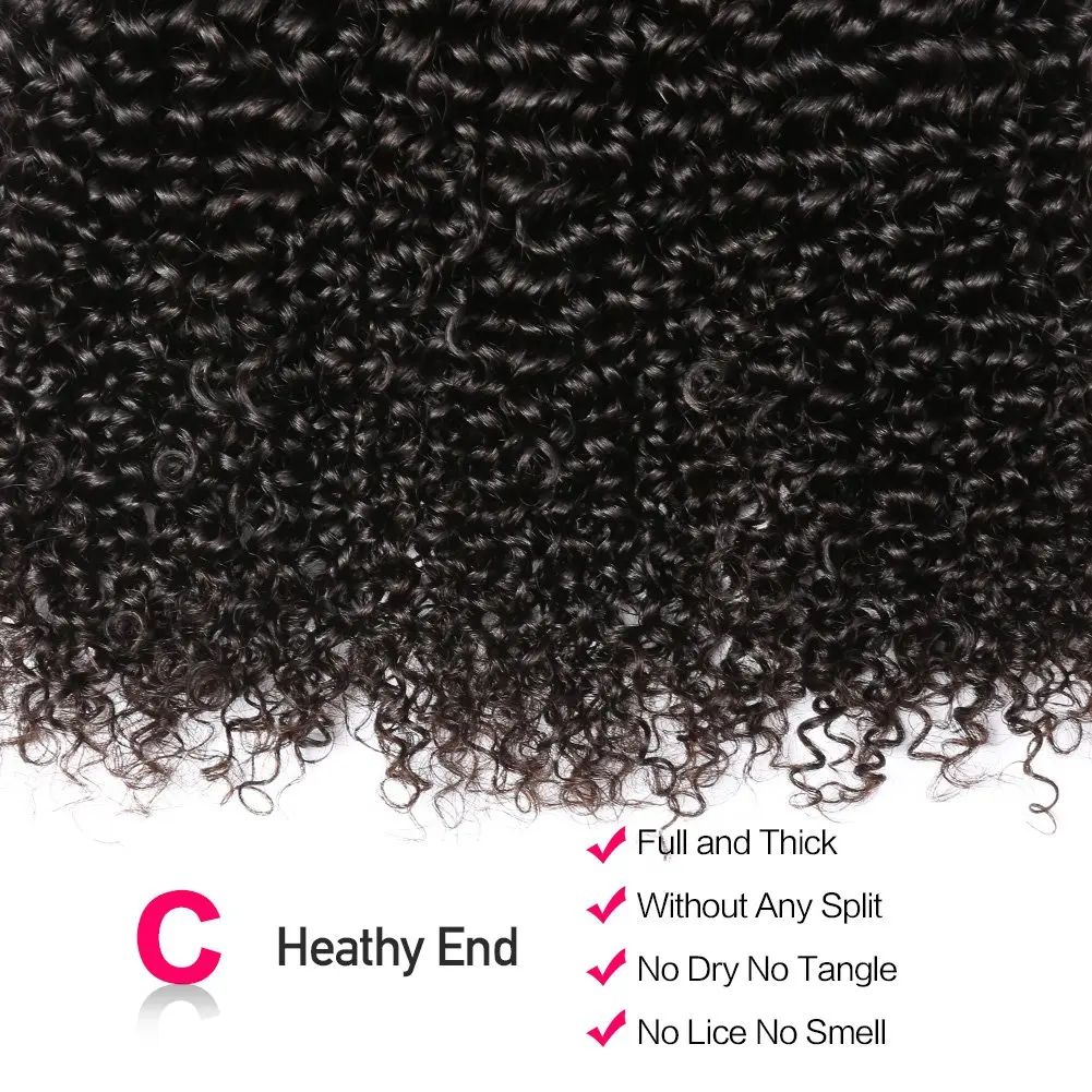 10A Small Spirals Curly Bundles Brazilian Unprocessed Kinky Curly Human Hair Pixie Deep Curls Weave Virgin Hair Extension 3B 3C 5