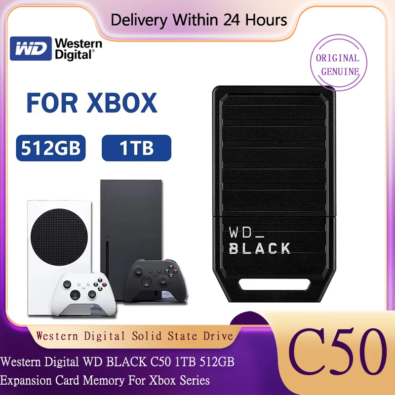 Wd Black Xbox One 1tb Memory Card Game Drive Western Digital Xbox
