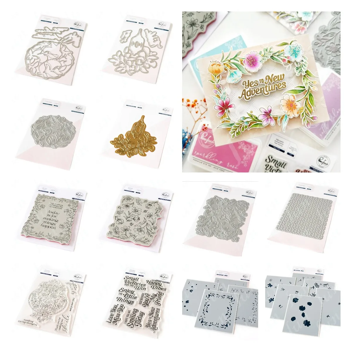 Gepunktete karierte Press-Heißfolienplatten, Metall-Stanzformen für Scrapbooking, neue 2024, Fliesenschablone, klare Stempel, geprägte Dekoration