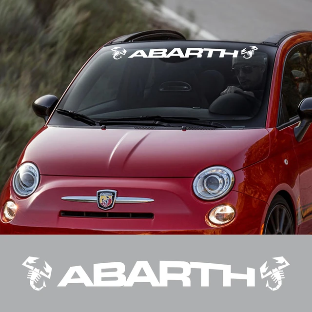 Auto Windschutzscheibe Aufkleber Für Fiat 500 Abarth 595 E L C Grafiken  Auto Vorn Hinten Windschutz Styling Vinyl Decor Decals zubehör - AliExpress