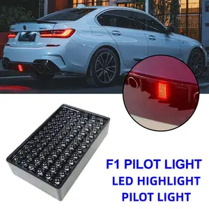 Car Rear Brake Light 12V 72 LED Flashing Tail Stop Light F1 SUV Car Pilot Light Car Light Accessories
