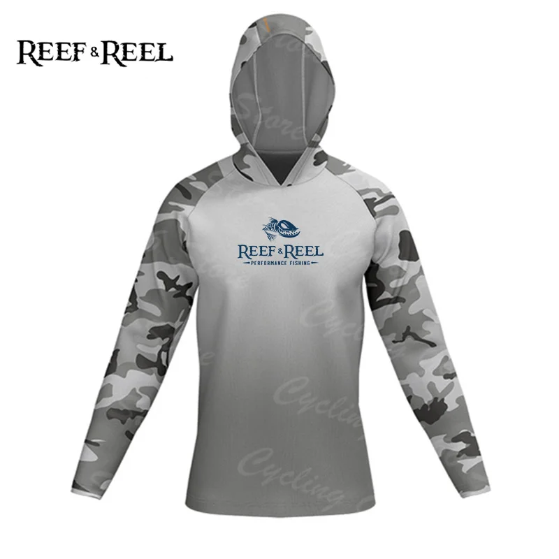 

Мужская футболка с длинным рукавом, защитой от ультрафиолета