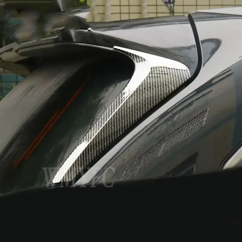 ABS Car Rear Windows Pillar Spoilers Wings Cover Trim Car Styling Accessory For Toyota Highlander 2015