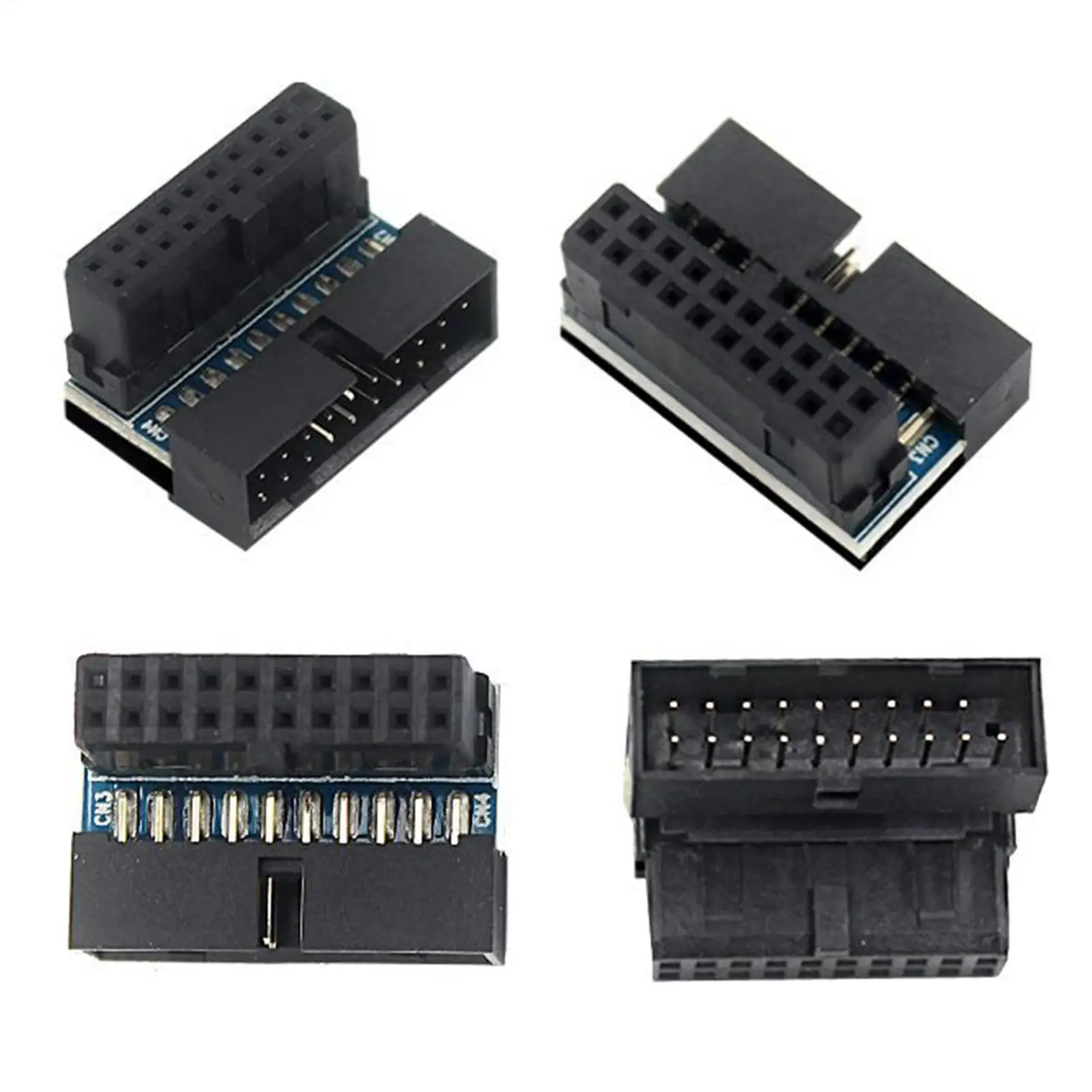 마더보드 USB 어댑터 남성-여성 커넥터 컴퓨터 PC 워크스테이션 홈 오피스 게임용 USB 마더보드 확장 어댑터