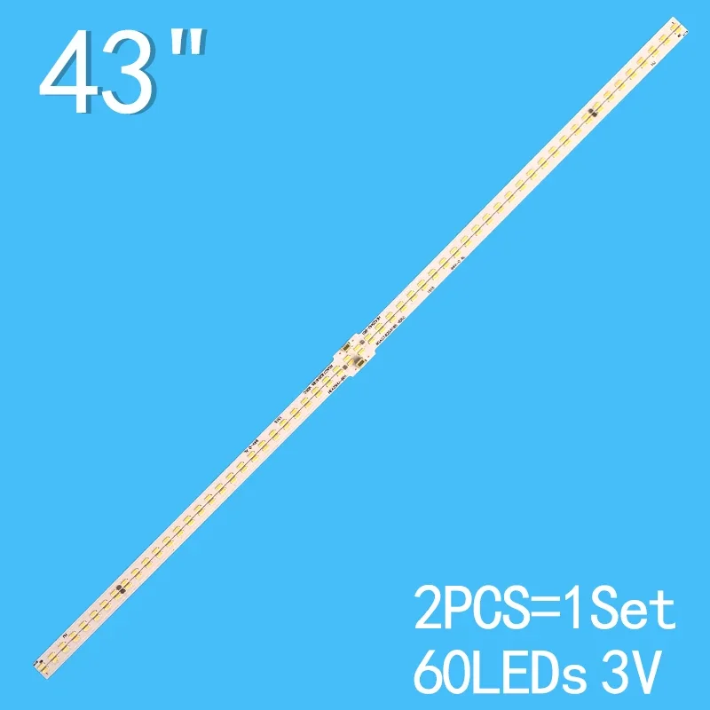 FOR Hisense LED43K5500Y LED43M7000U LED43K5500U LED43EC660US RSAG7.820.6185 RSAG7.820.6776 LCD TV 60LED 180V 46.5CM 100%NEW for hisense led43k5500y led43m7000u led43k5500u led43ec660us rsag7 820 6185 rsag7 820 6776 lcd tv 60led 180v 46 5cm 100%new