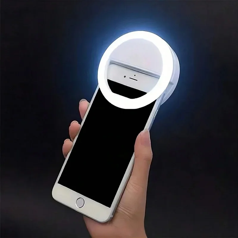 Rechargeable LED Selfie Ring Light for Makeup and Photography