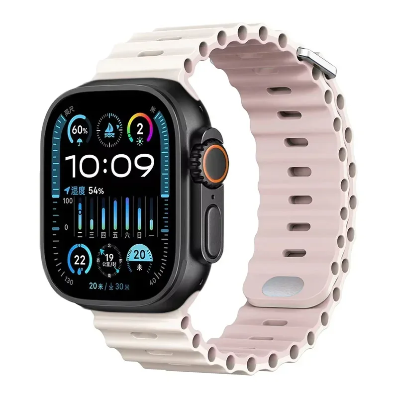 Ocean Soft Silicone Strap - Comfortable Watch Band in Multiple Sizes