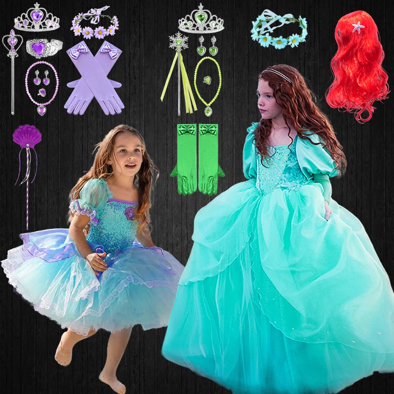 princess costume ariel dress for girl