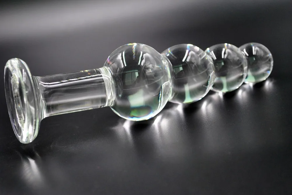 Grandi perline anali in vetro Pyrex, palline grandi, dildo di cristallo, butt plug, cazzo artificiale, masturbarsi_voghion.com