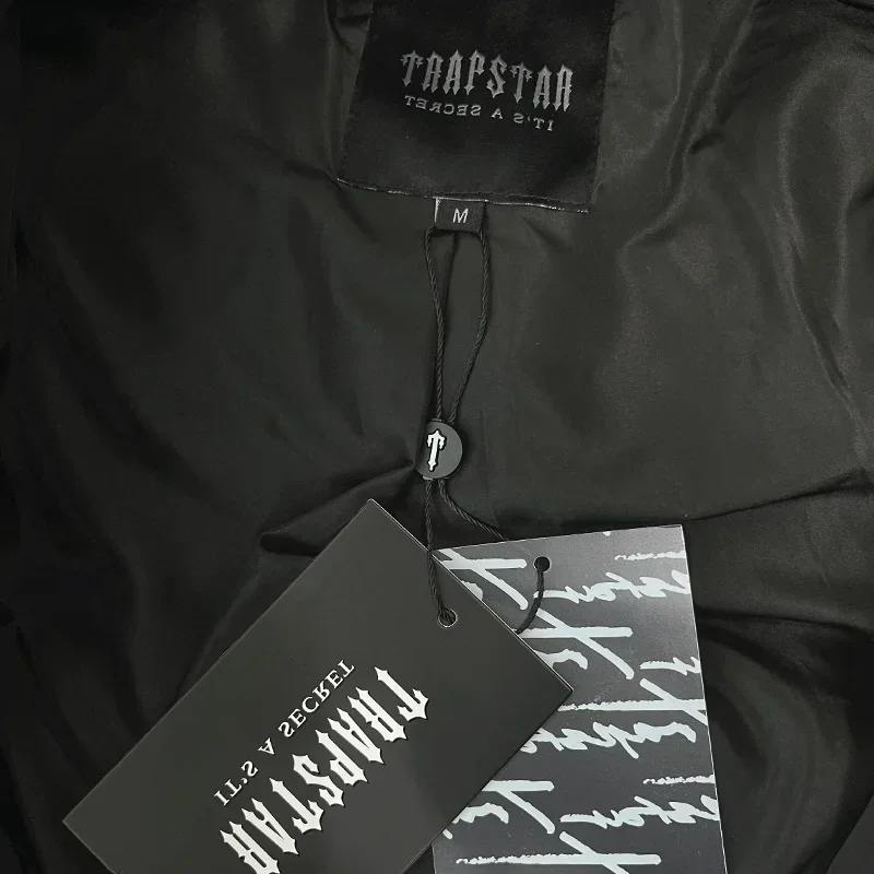 Brand Hooded Jacket y2k Harajuku Hip Hop Street Men's Winter Outdoor Windproof Warm Sports Down Coat Black [Clearout Sale] 3