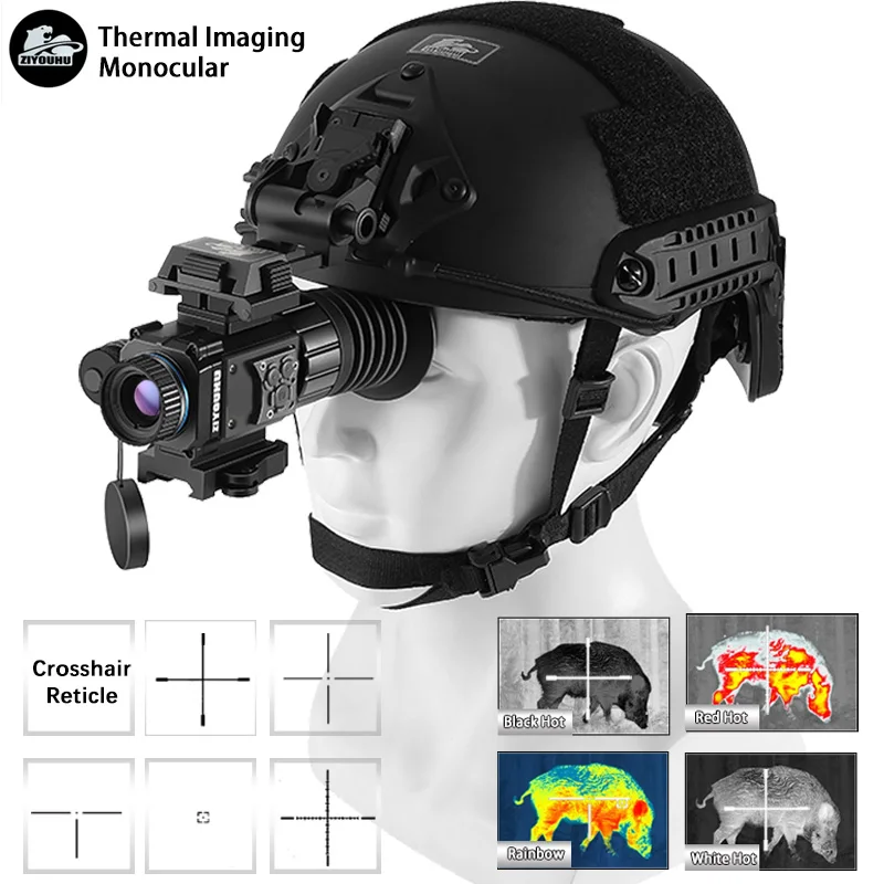 TU120InfraredThermalMonocularSightScopeforHuntingHelmet