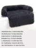 Detachable Dog Bed Mat Plush Winter Warm Pet Blanket Anti-Slip Washable Pet Kennel Puppy Medium Small Pad Dog Accessories 6