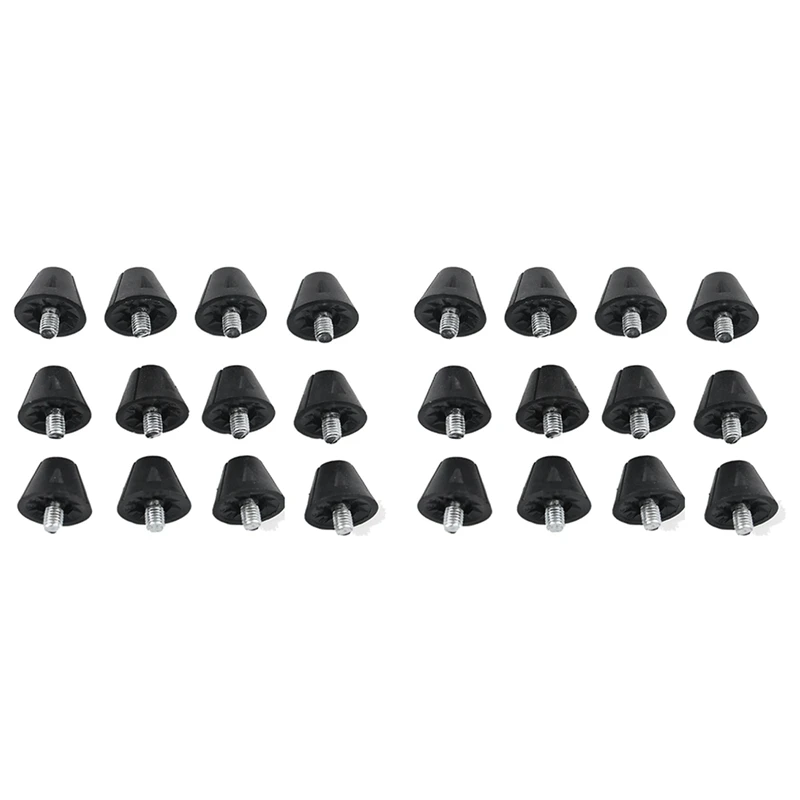 

New-24 PCS Football Shoe Replacement Spikes 16Mm Football Shoe Studs Spikes For 5MM Threaded Football Shoe