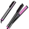 Professional 2 in 1 Hair Straightener Electric Flat iron Anti-Scald Brush Hot Comb Hair Style Tool 6